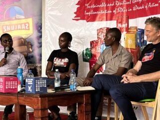 Shujaaz Fans talk climate change at the People’s Dialogue Festival In collaboration with the Danish Embassy