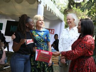 US First Lady Dr Jill Biden Meets Shujaaz fans 