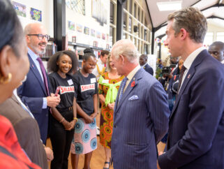 Shujaaz Inc Meets King Charles on his Visit to Kenya 